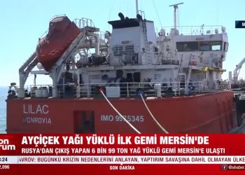 A Haber’de ‘ayçiçek yağı yüklü gemi limana vardı’ sevinci