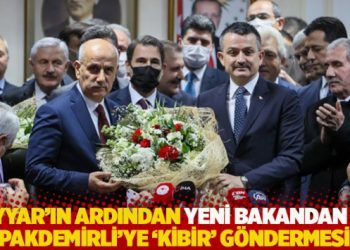 AKP'li Tayyar'ın ardından yeni Bakan Kirişci'den de Pakdemirli'ye 'kibir' g&ouml;ndermesi