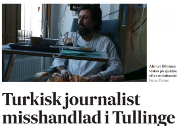 Ahmet Dönmez, İsveç medyasında: ‘Türkiye’deki rejimi eleştiren gazeteci kızının önünde darp edildi’