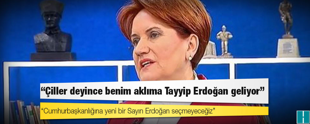 Akşener: Cumhurbaşkanlığına yeni bir Sayın Erdoğan seçmeyeceğiz