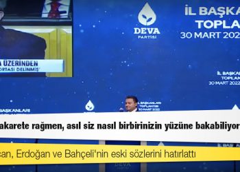 Ali Babacan, Erdoğan ve Bahçeli'nin eski sözlerini hatırlattı: Bunca hakarete rağmen, asıl siz nasıl birbirinizin yüzüne bakabiliyorsunuz?