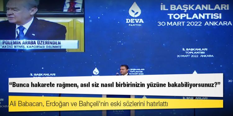 Ali Babacan, Erdoğan ve Bahçeli'nin eski sözlerini hatırlattı: Bunca hakarete rağmen, asıl siz nasıl birbirinizin yüzüne bakabiliyorsunuz?