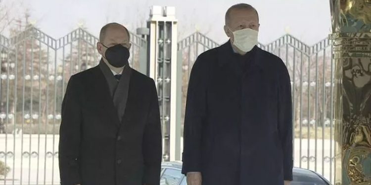 Almanya Başbakanı Scholz Ankara'da