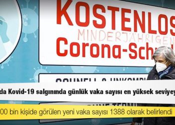 Almanya'da Kovid-19 salgınında günlük vaka sayısı en yüksek seviyeye ulaştı