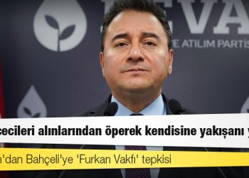 Babacan'dan Bahçeli'ye 'Furkan Vakfı' tepkisi: İşkencecileri alınlarından öperek kendisine yakışanı yaptı