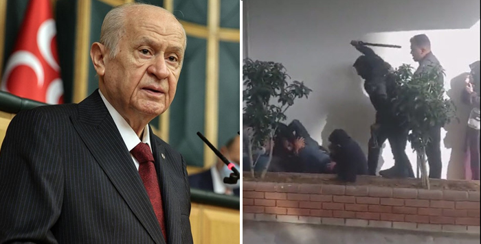 Bahçeli, Furkan Vakfı üyelerine şiddeti savundu: Polislerin alnından öpüyorum