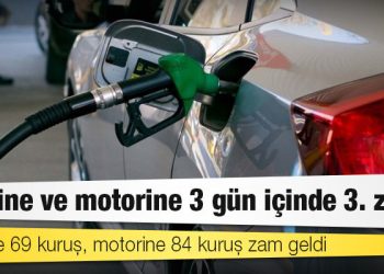 Benzine 69 kuruş, motorine 84 kuruş zam geldi: Son altı ayda benzine yüzde 141, motorine yüzde 171 zam yapıldı