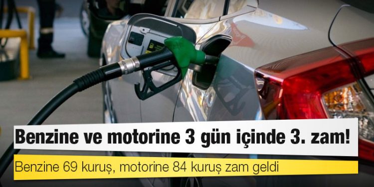 Benzine 69 kuruş, motorine 84 kuruş zam geldi: Son altı ayda benzine yüzde 141, motorine yüzde 171 zam yapıldı