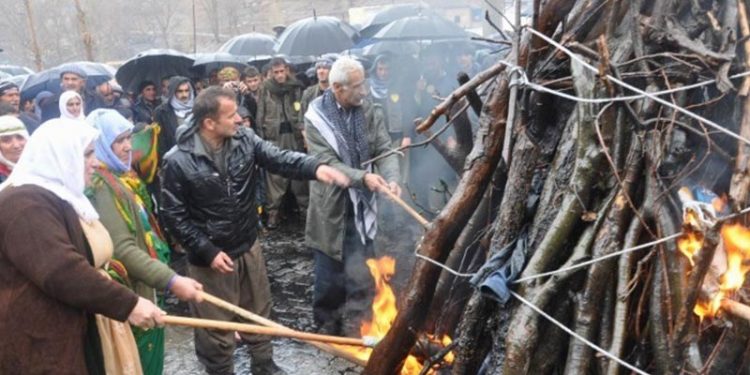 Beytüşşebap’ta ilk Newroz ateşi yakılıyor: Birlik Newroz'u olsun
