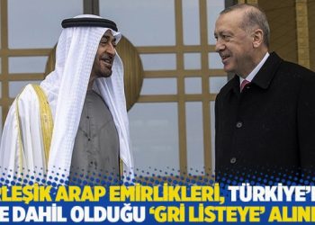 Birleşik Arap Emirlikleri, Türkiye’nin de dahil olduğu ‘gri listeye’ alındı