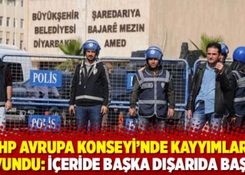 CHP Avrupa Konseyi'nde kayyımları savundu: İ&ccedil;eride başka dışarıda başka