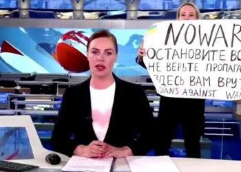 Canlı yayında Rus işgalini protesto eden gazeteci serbest bırakıldı