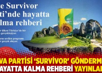 DEVA Partisi 'Survivor' g&ouml;ndermeli hayatta kalma rehberi yayınladı