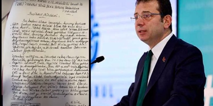 Danıştay cinayeti hükümlüsünün 'İmamoğlu'na suikast' ihbarı ortaya çıktı