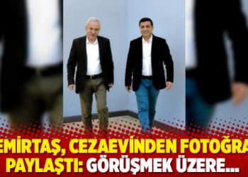 Demirtaş, cezaevinden fotoğraf paylaştı: G&ouml;r&uuml;şmek &uuml;zere&hellip;