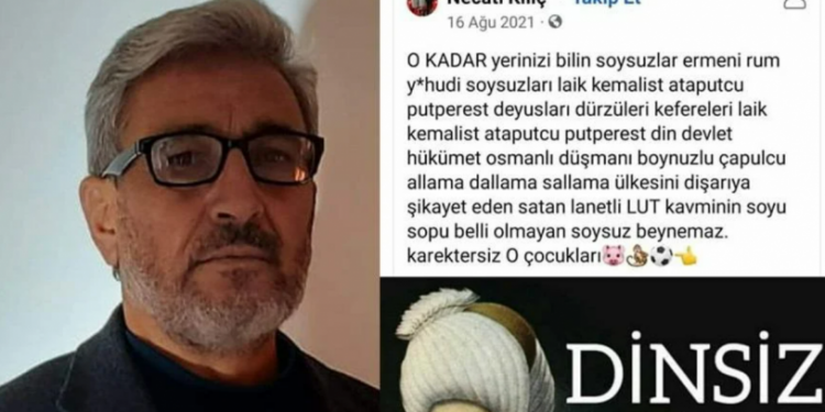 Din öğretmeninden skandal paylaşımlar! Eşi AKP'de yönetici çıktı