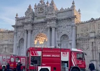 Dolmabahçe Sarayı’nda yangın paniği