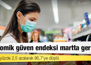 Ekonomik güven endeksi martta geriledi