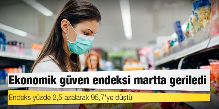 Ekonomik güven endeksi martta geriledi