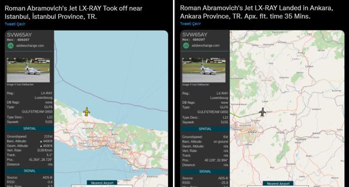 Erdoğan rejimi, Rus oligarklara kucak açtı; Abramovich Ankara’da!