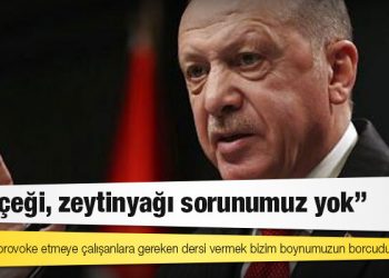 Erdoğan'dan ayçiçek yağı açıklaması: Bu devleti provoke etmeye çalışanlara gereken dersi vermek bizim boynumuzun borcudur