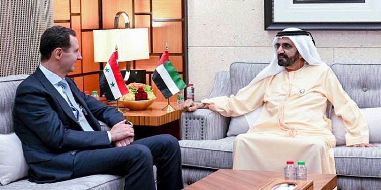 Esat 11 yıl sonra bir Arap ülkesini ziyaret etti, ABD tepkili