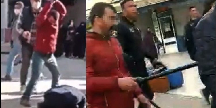 Furkan üyelerine uygulanan şiddette kırmızı montlu polis dikkat çekti