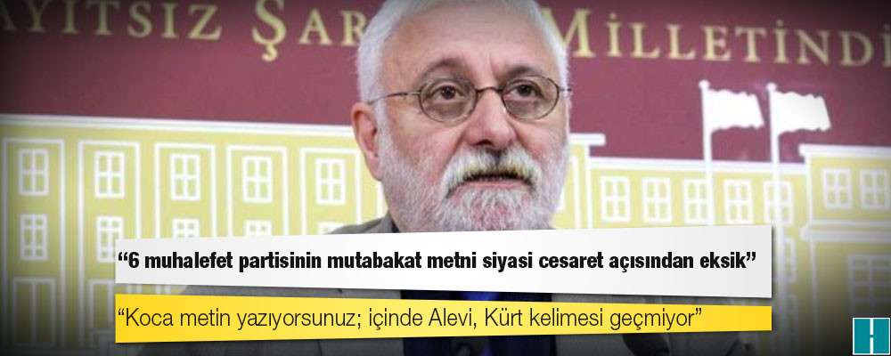 Güçlendirilmiş Parlamenter Sistem önerisine HDP'den eleştiri: 'Koca metin yazıyorsunuz; içinde Alevi, Kürt kelimesi geçmiyor'