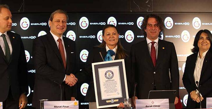 Galatasaray'dan Guinness Rekorlar Kitabı'na giren proje