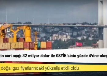 Goldman Sachs: Türkiye’nin cari açığı 32 milyar dolar ile GSYİH’sinin yüzde 4’üne ulaşacak