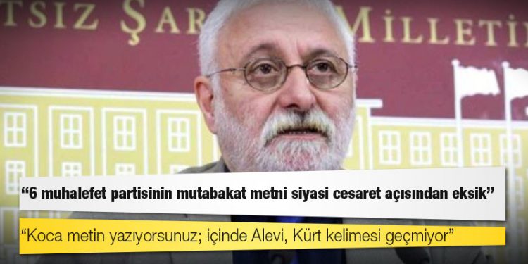 Güçlendirilmiş Parlamenter Sistem önerisine HDP'den eleştiri: 'Koca metin yazıyorsunuz; içinde Alevi, Kürt kelimesi geçmiyor'
