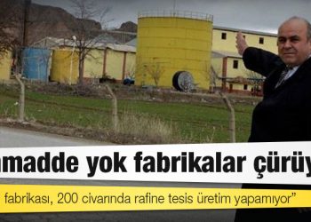 Ham madde krizi: '130 yağ fabrikası, 200 civarında rafine tesis üretim yapamıyor'