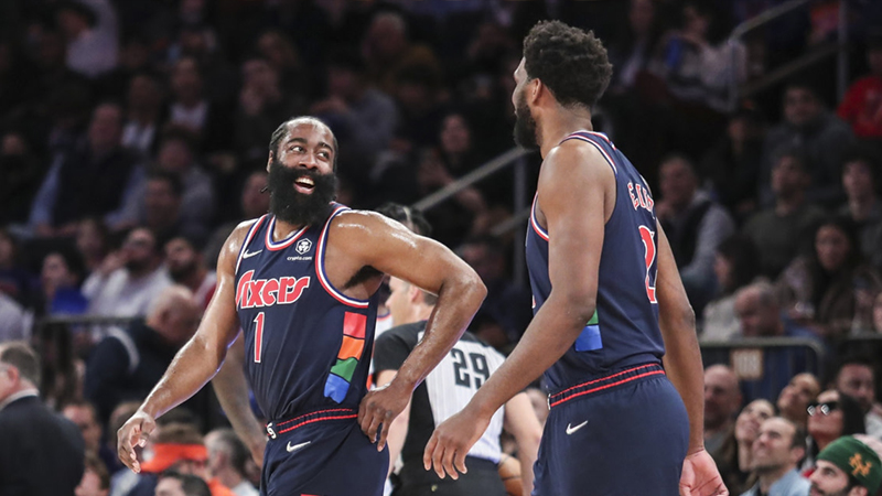 Harden ve Embiid "double-double" yaptı, 76ers kazandı