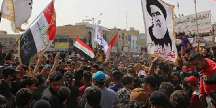 Iraklılar 'Ukrayna işgali nedeniyle' yükselen gıda fiyatlarını protesto etti