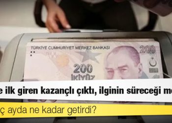 KKM üç ayda ne kadar getirdi?
