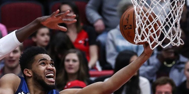 Karl-Anthony Towns 60 sayıyla Minnesota Timberwolves'a galibiyeti getirdi