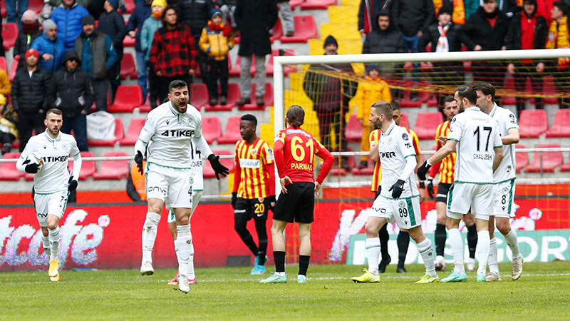 Kayserispor 2-3 Konyaspor  (Maç Sonucu)