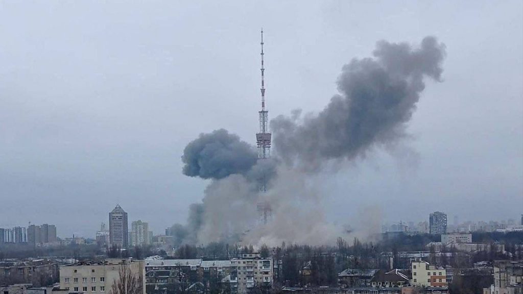 Kiev’deki televizyon kulesi bombalandı: 5 kişi hayatını kaybetti