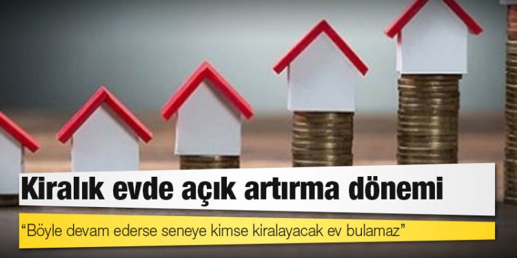 Kiralık evde açık artırma dönemi