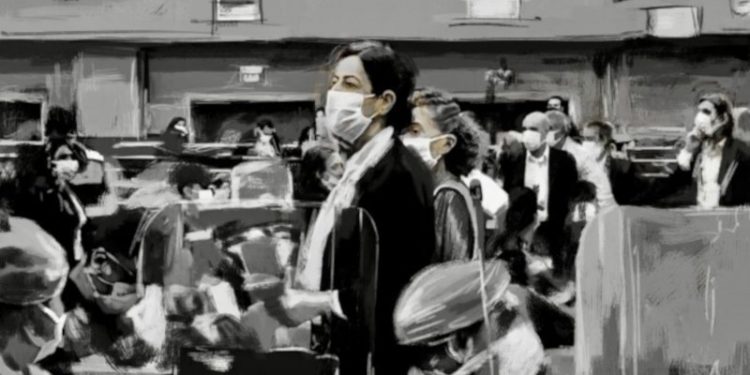 Kobanê Davası’nda Kürtçe şarkı seslendirildi