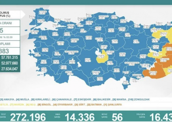 Koronavirüsten 56 kişi hayatını kaybetti