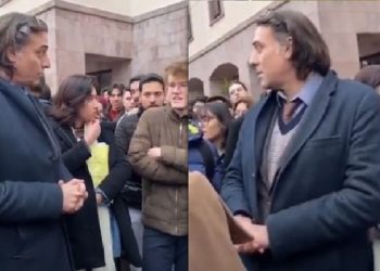 Koç Üniversitesi Dekanı öğrencinin üstüne yürüdü: ‘Sen ne diyorsun lan’