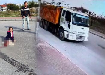 Köpekten kaçarken kamyonun altında kalan küçük kızın sağ bacağı kesildi
