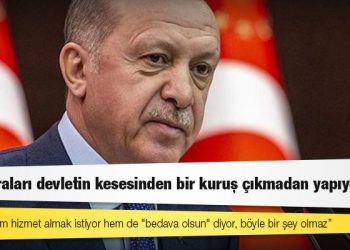 Köprü ve otoyol ücretleriyle ilgili eleştirilere Erdoğan'dan yanıt: İnsanlar hem hizmet almak istiyor hem de "bedava olsun" diyor, böyle bir şey olmaz