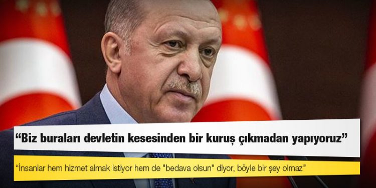 Köprü ve otoyol ücretleriyle ilgili eleştirilere Erdoğan'dan yanıt: İnsanlar hem hizmet almak istiyor hem de "bedava olsun" diyor, böyle bir şey olmaz