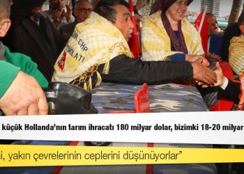 Kılıçdaroğlu: Konya'dan küçük Hollanda'nın tarım ihracatı 180 milyar dolar, bizimki 18-20 milyar dolar