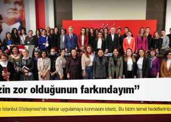 Kılıçdaroğlu, partinin kadın personeli ile bir araya geldi: İşinizin zor olduğunun farkındayım