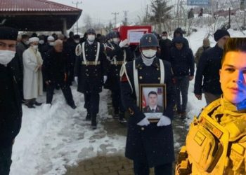 Kız arkadaşıyla konuşurken kazara kendisini vuran uzman çavuş toprağa verildi