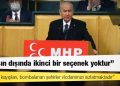 MHP lideri Bahçeli: Sivil can kayıpları, bombalanan şehirler vicdanımızı sızlatmaktadır. Barışın dışında ikinci bir seçenek yoktur