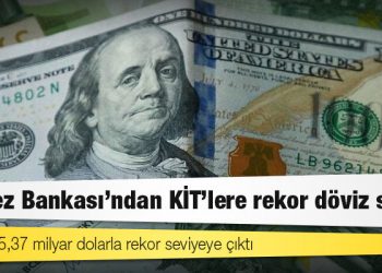 Merkez Bankası’ndan KİT’lere rekor döviz satışı